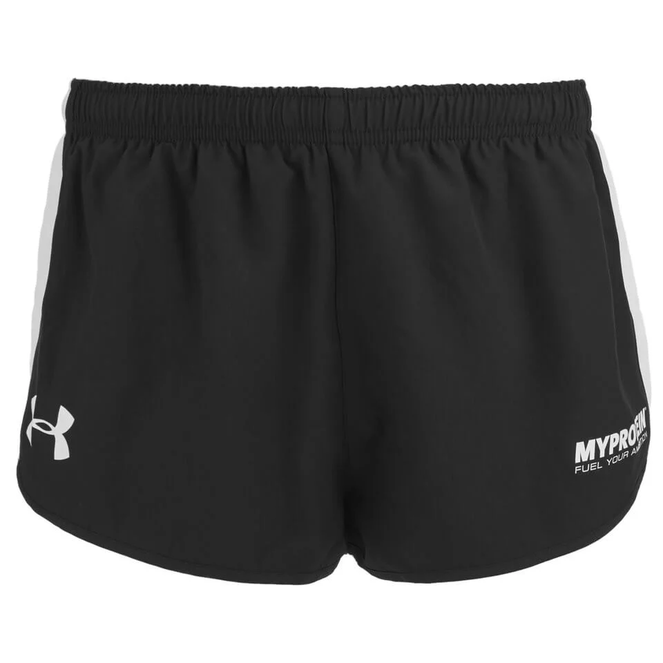 Myprotein Under Armour Men's Athletic Shorts, Black/White Slika 1