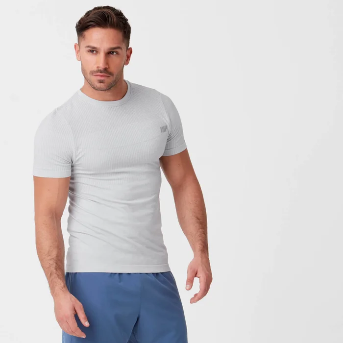 Myprotein Sculpt Seamless T-Shirt - Silver