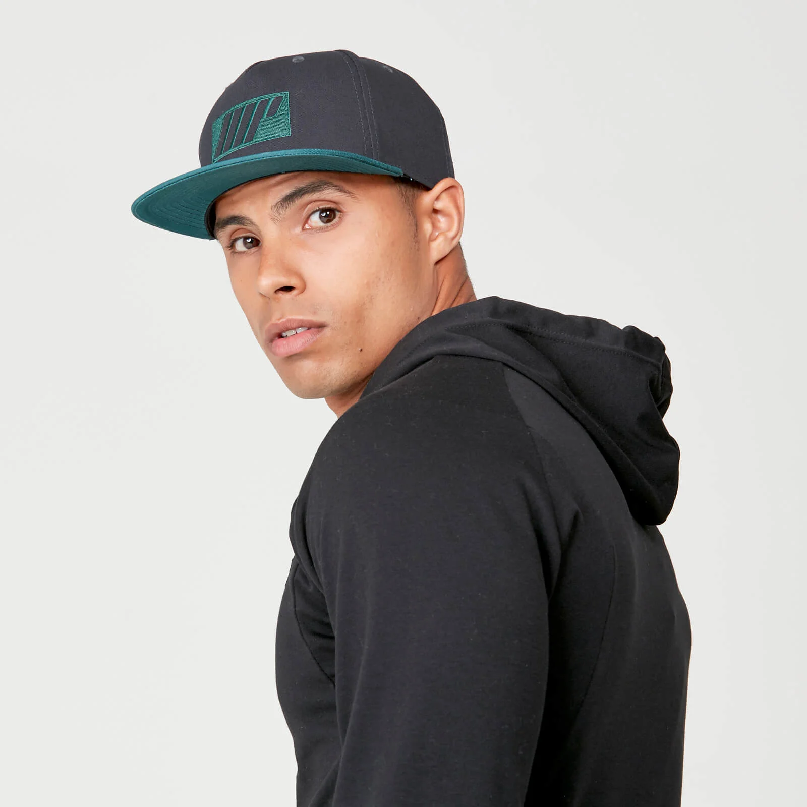 Myprotein Two Tone Snapback - Navy/Dark Green Slika 1