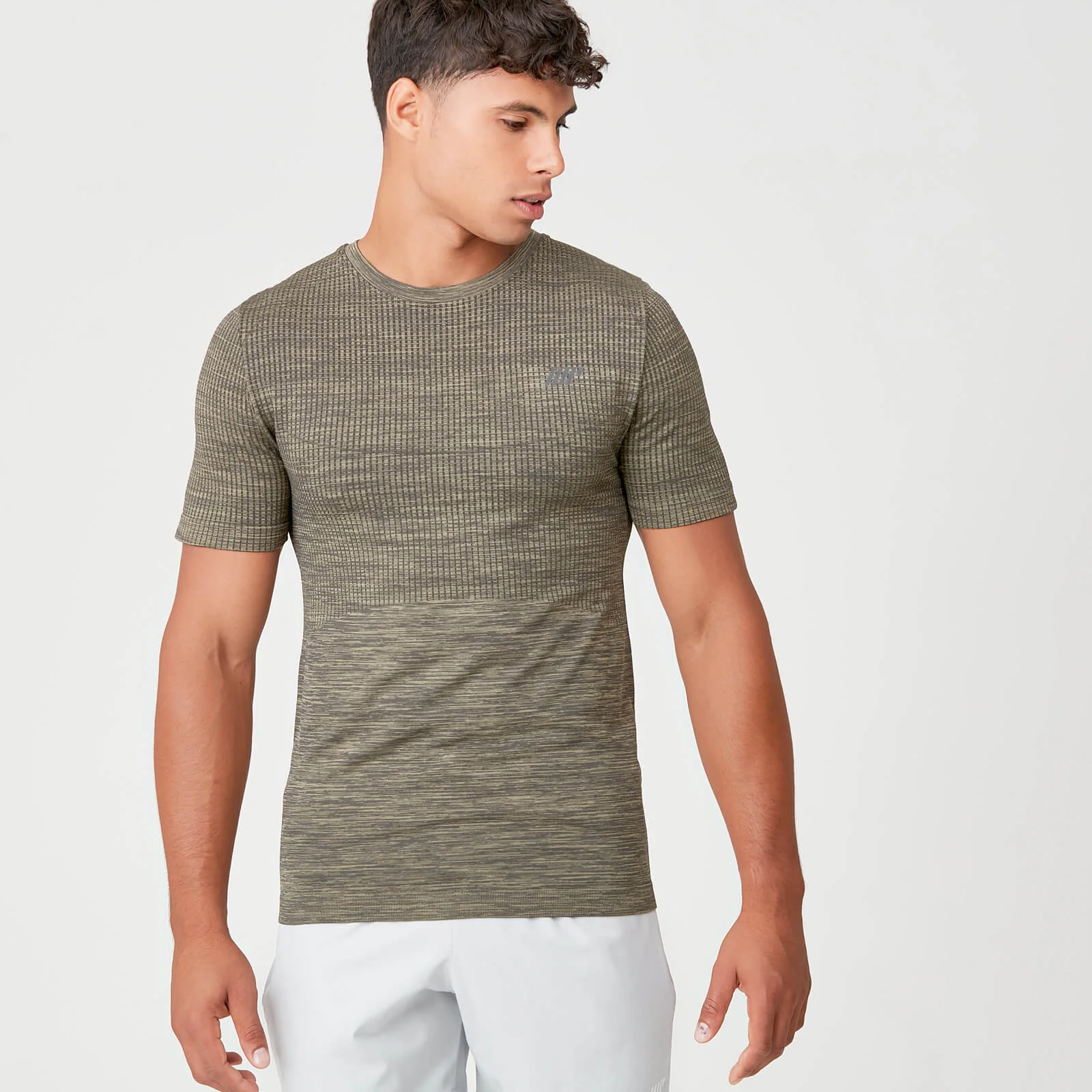 MP Men's Seamless T-Shirt - Light Olive - XS Slika 1
