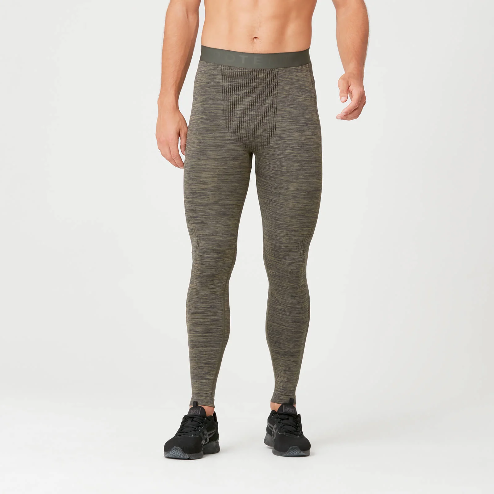 MP Men's Seamless Tights - Light Olive - XS Slika 1