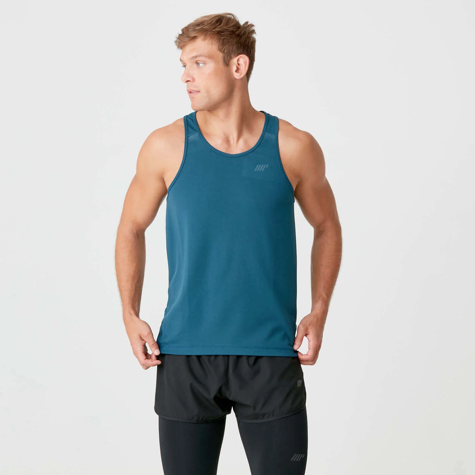 MP Boost Tank Top - Petrol Blue - XS Slika 1