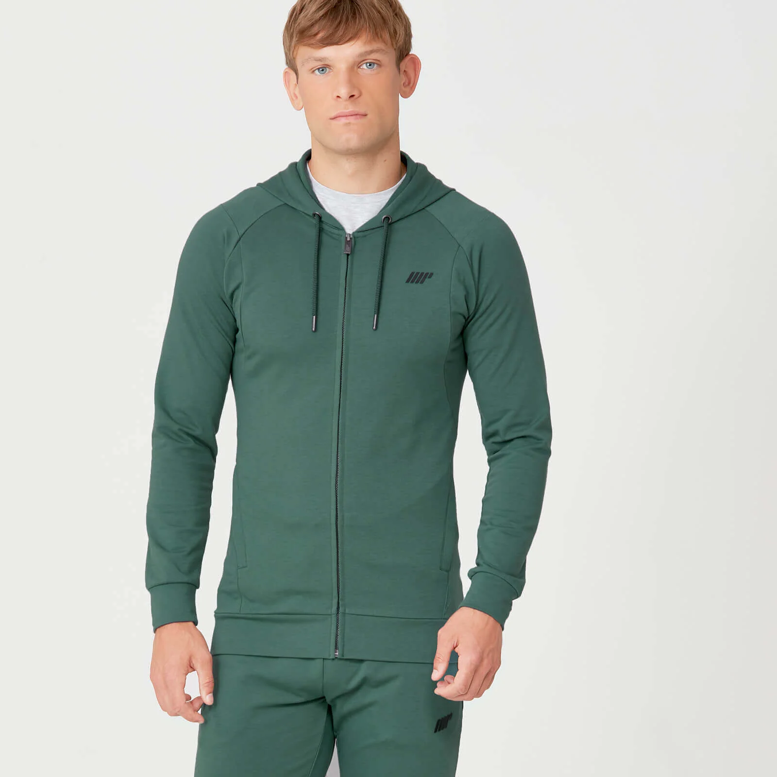 MP Form Zip Up Hoodie - Pine - XS Slika 1