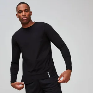 MP muška Luxe Classic Crew majica dugih rukava - crna - Size XS