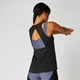 MP Women's Mesh Detail Open Back Vest - Black