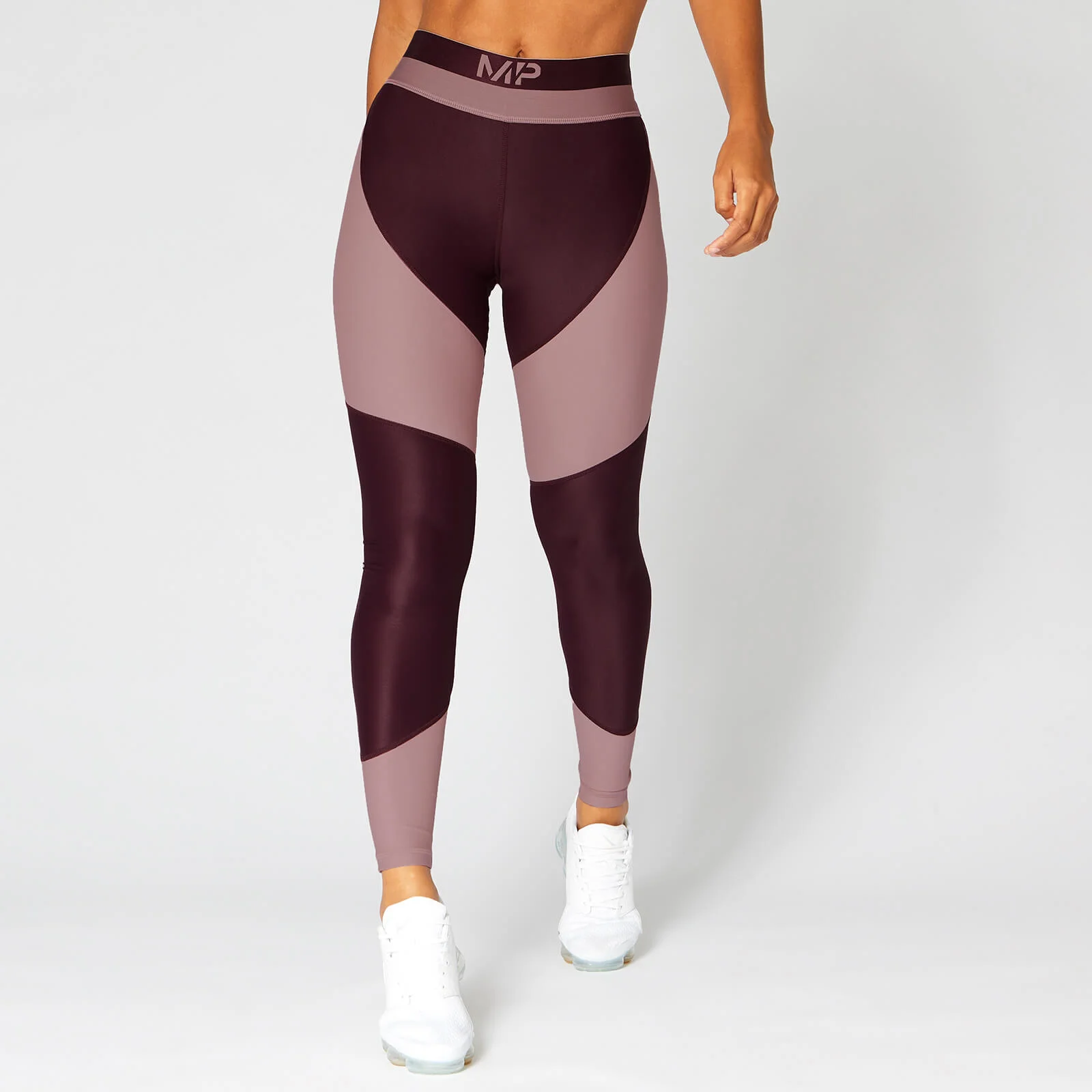 MP Women's Metallic Panelled Leggings - Malbec - XS Slika 1