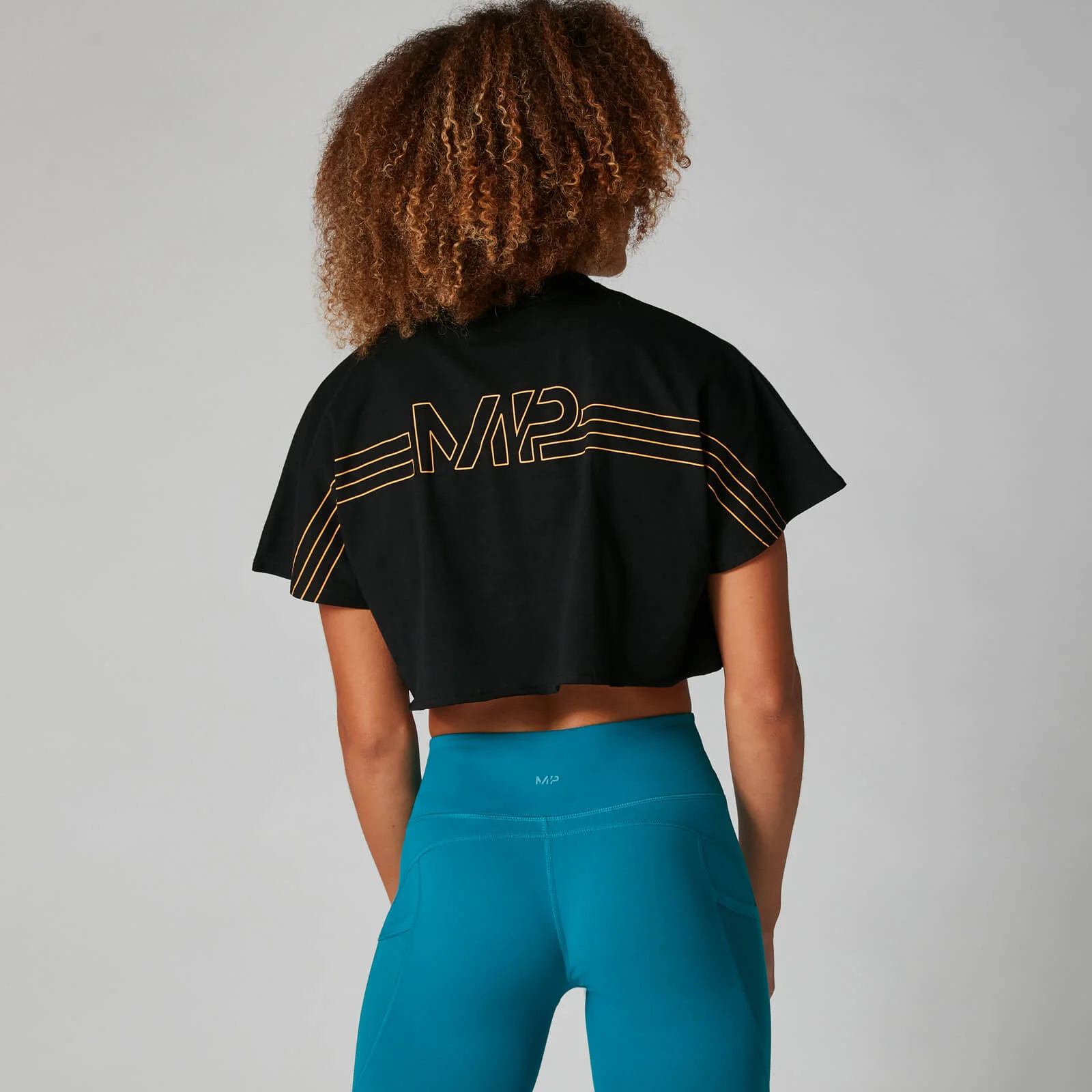 MP Women's Branded Crop Top - Black - XS Slika 1