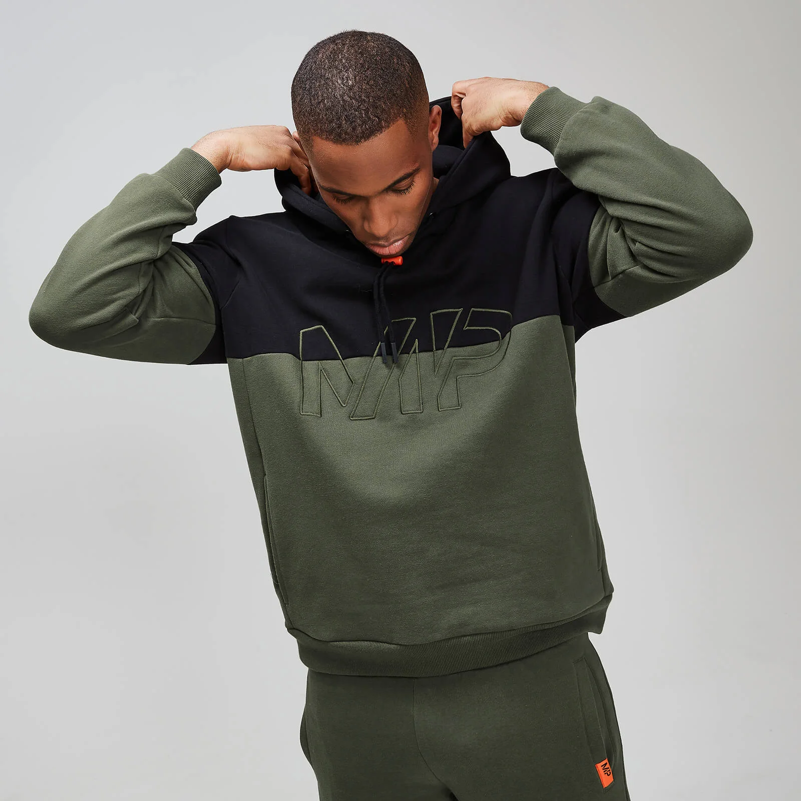 MP Rest Day Men's Split Overhead Hoodie - Army Green - XS Slika 1