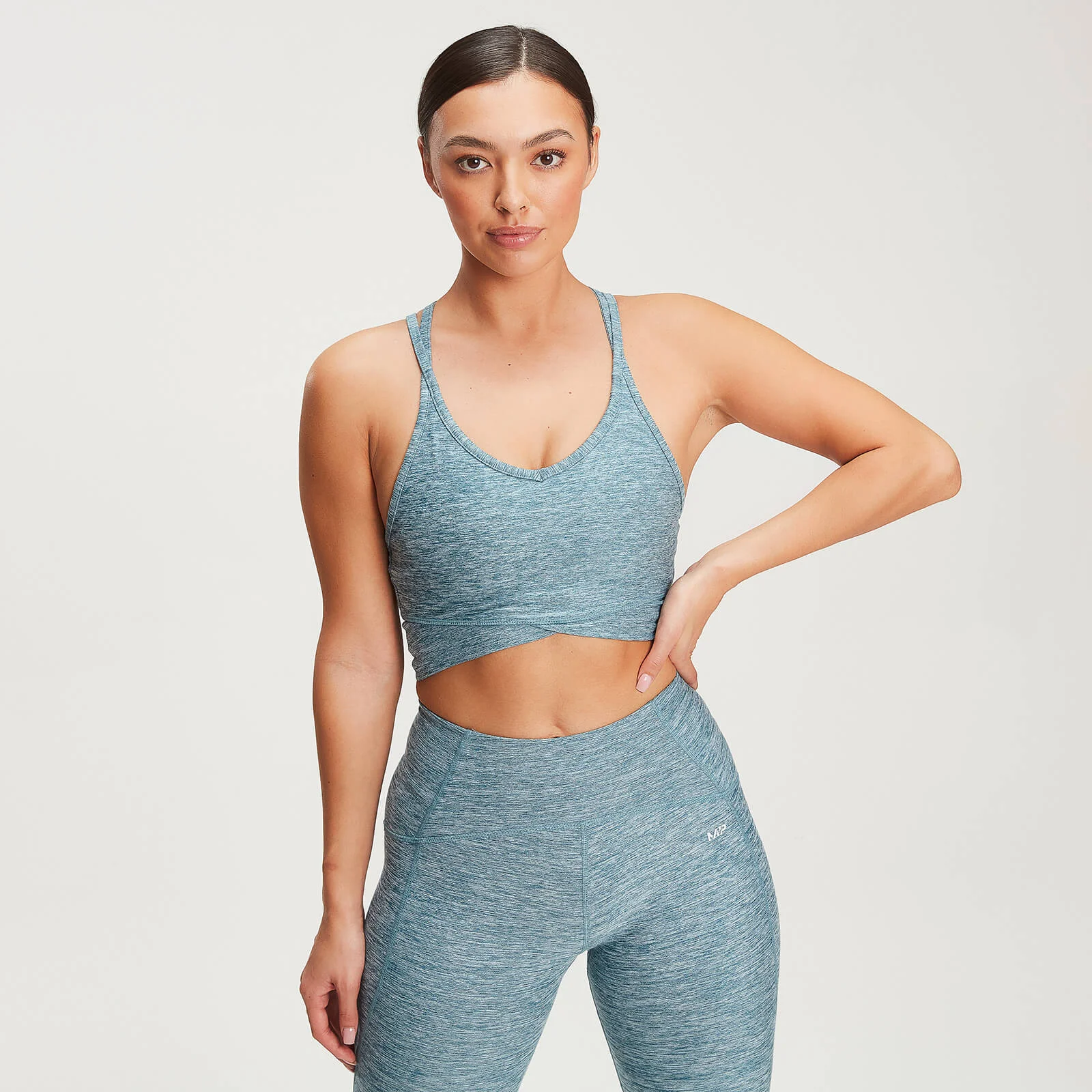 Ženski Composure sportski grudnjak - tamno zelena boja - XS Slika 1