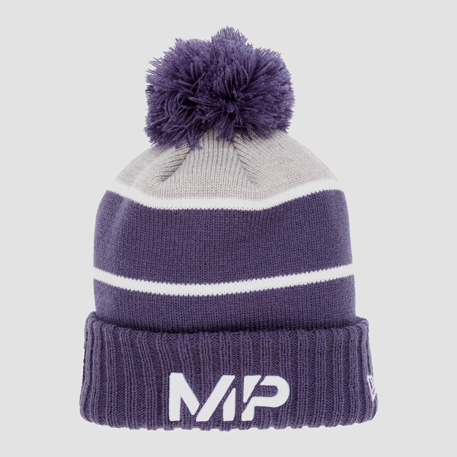 MP New Era Knitted Bobble Hat - Navy/White Slika 1