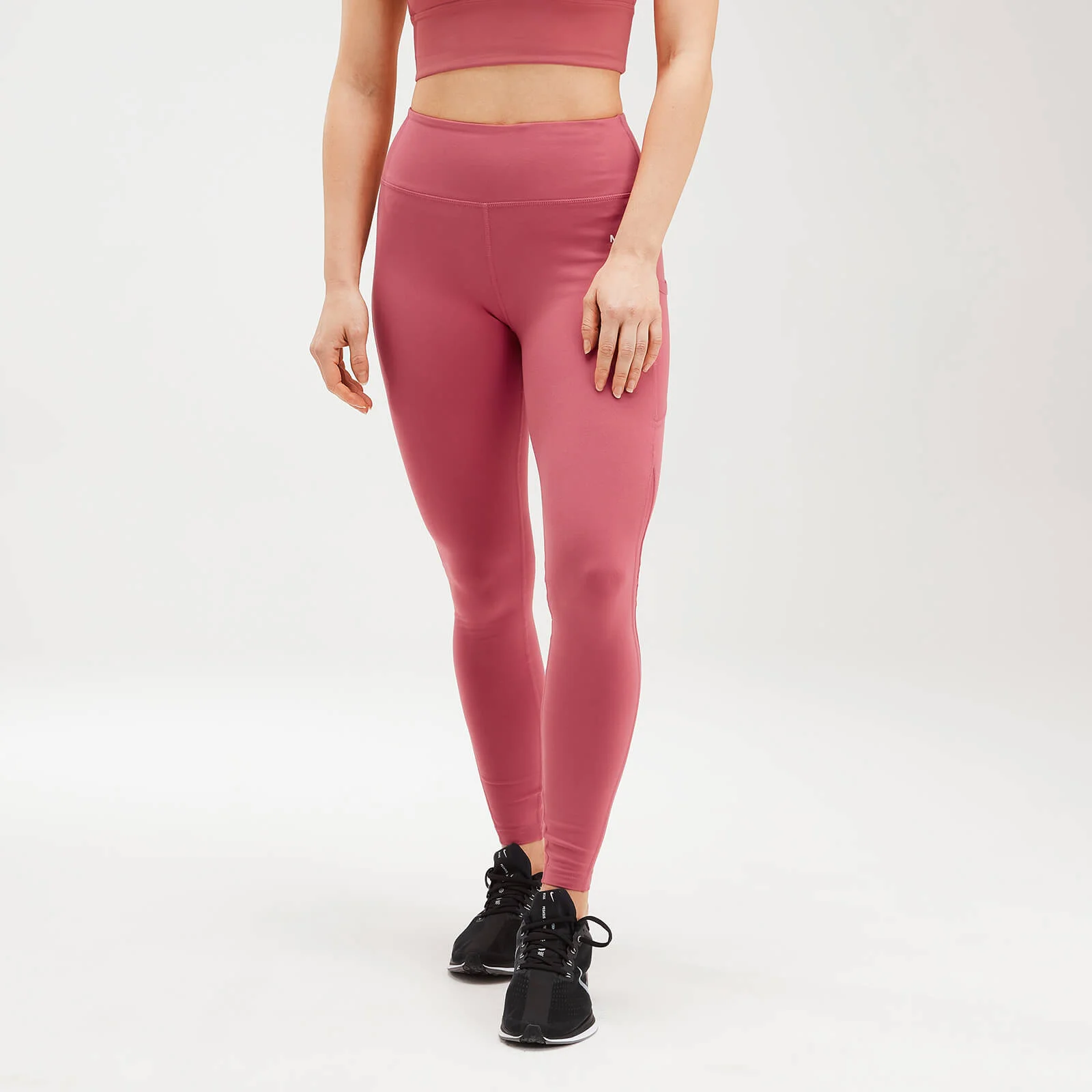 MP Ženske Power mrežaste tajice - Berry Pink - XXS Slika 1