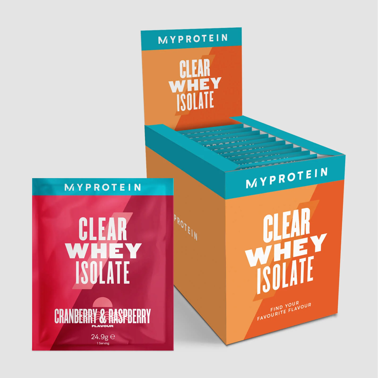 Myprotein Clear Whey Isolate, Multi Pack, 20 x 25g (Retail) (Finished Product) Slika 1