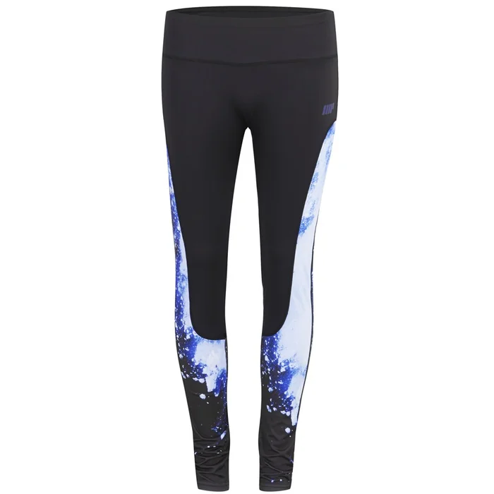 Myprotein Tajice Visokog struka Printed Panel - Plave