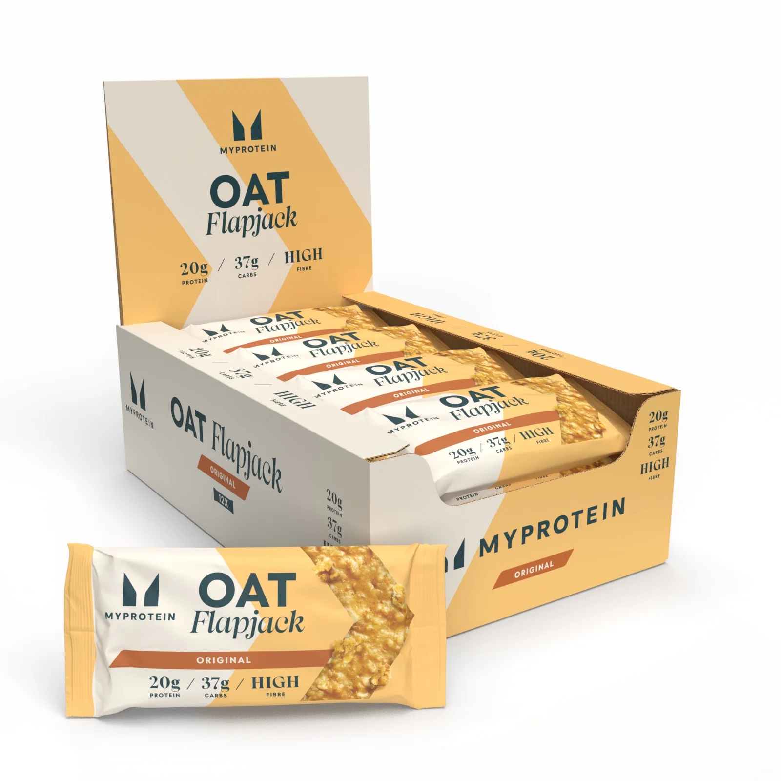Proteinski Flapjack (12 x 80g) - Traditional Oat Slika 1