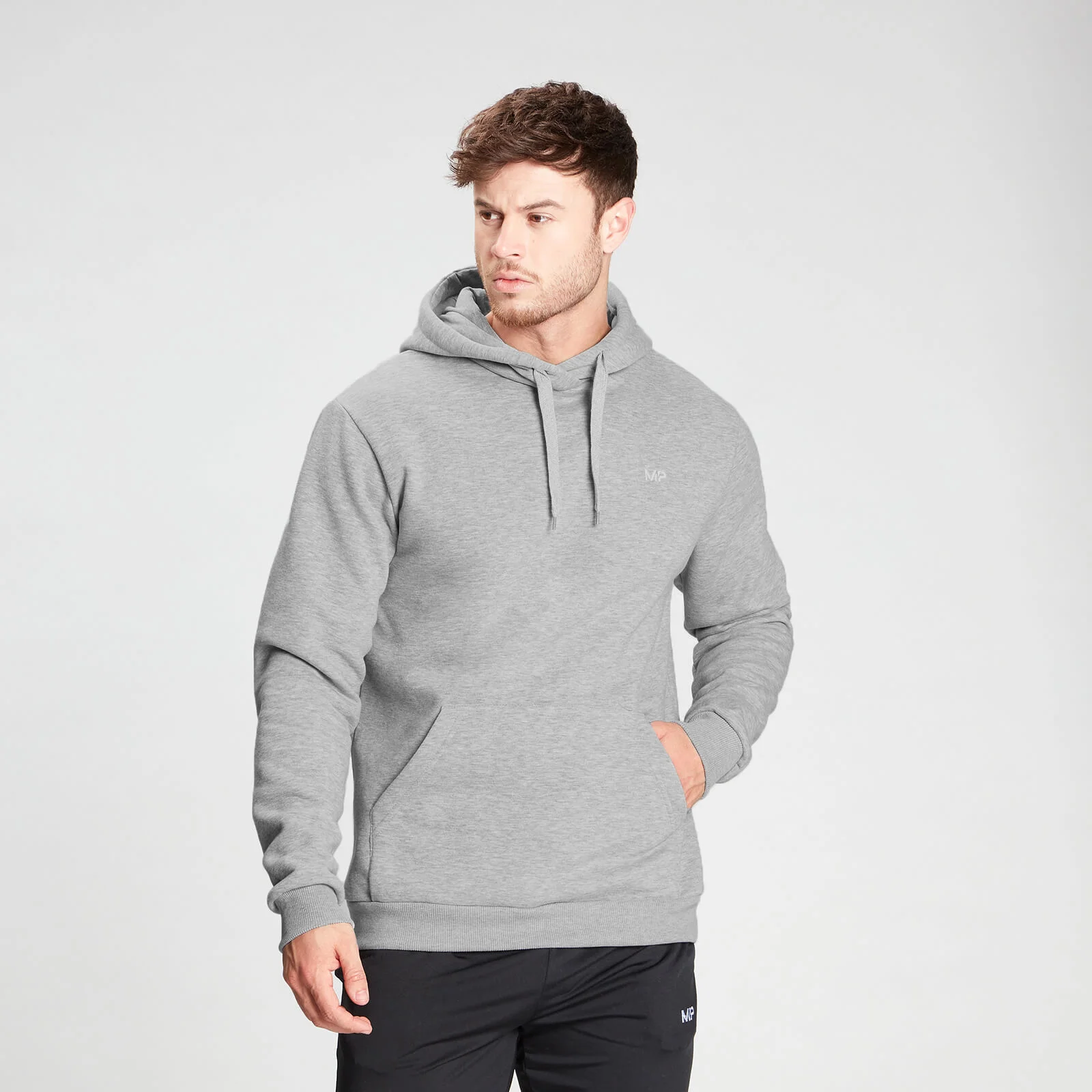 MP Men's Essentials Hoodie - Classic Grey Marl - XXS Slika 1
