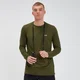 MP muška majica dugih rukava Performance - Army Green/Black