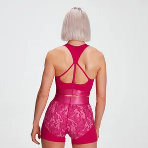 MP ženski prilagođeni sportski grudnjak s teksturom - virtualno ružičasti - Size XS