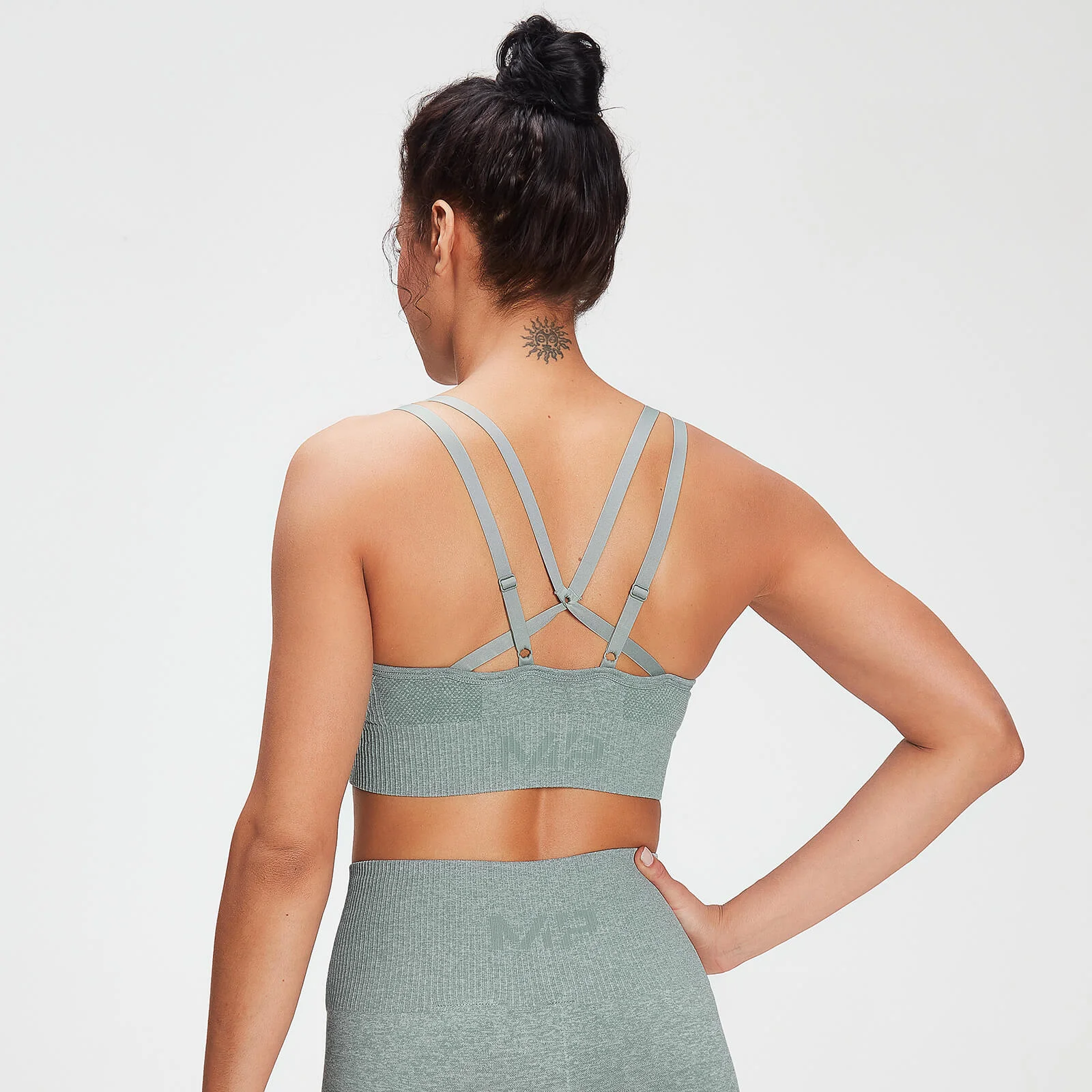 MP Women's Training Seamless Bra - Washed Green - XXS Slika 1