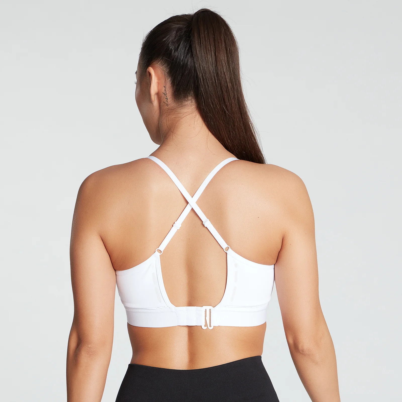 MP Women's Power Ultra Strappy Sports Bra- White - XXS Slika 1