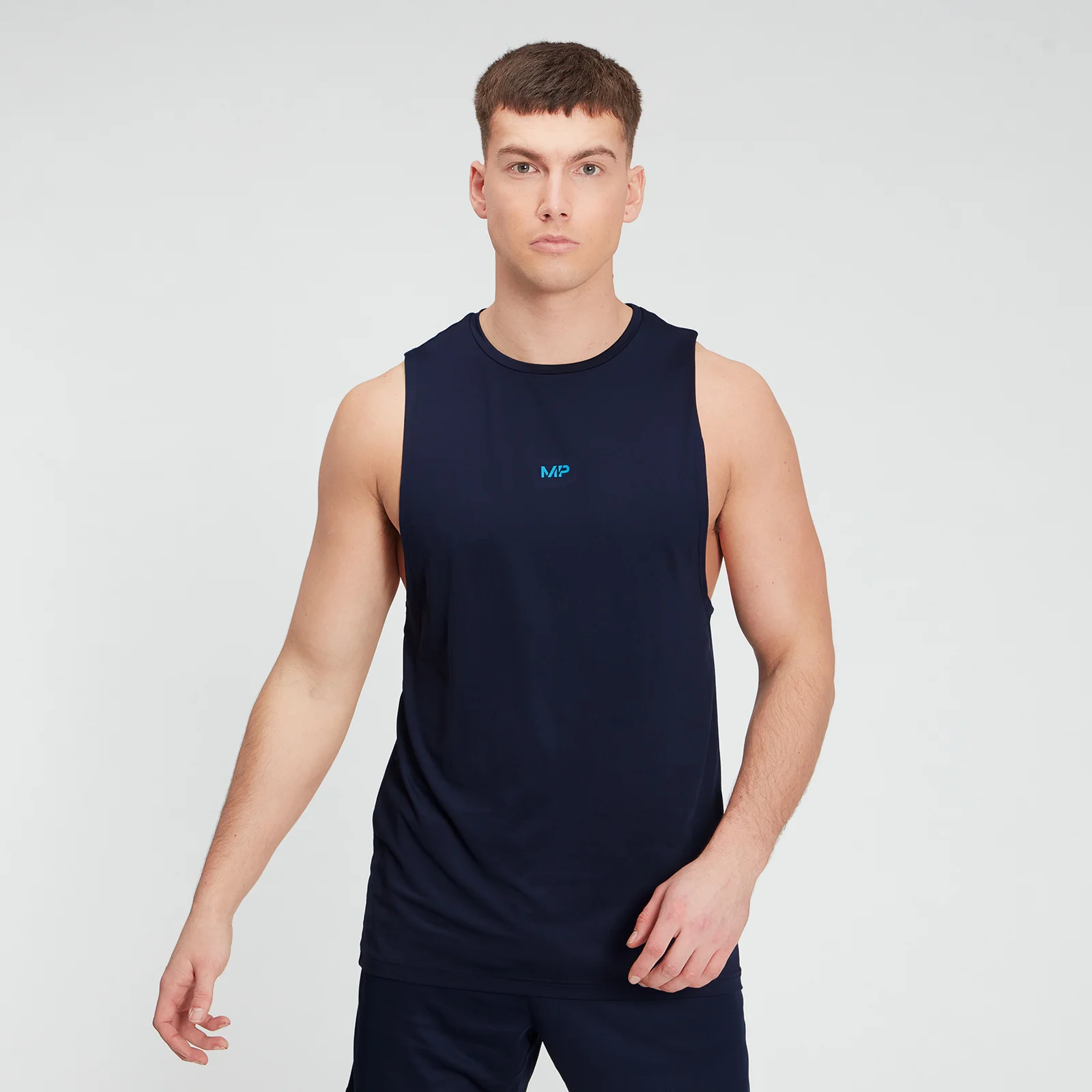 MP Men's Graphic Training Tank - Navy - XXS Slika 1
