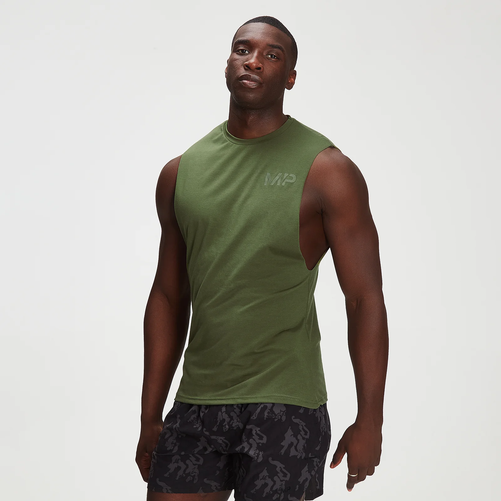 MP Men's Adapt drirelease® Tonal Camo Tank - Leaf Green - XXS Slika 1