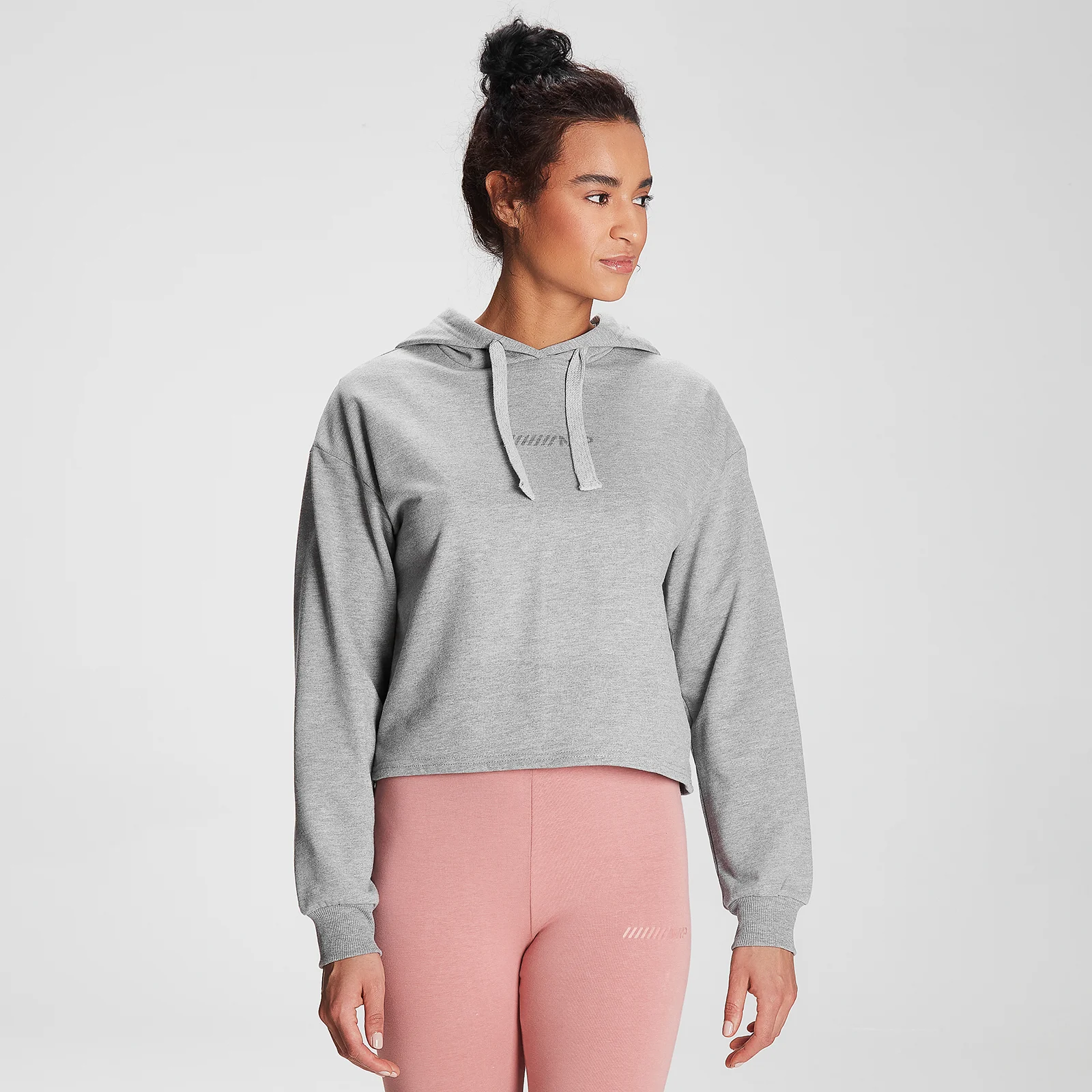 MP Women's Tonal Graphic Hoodie - Grey Marl - XXS Slika 1
