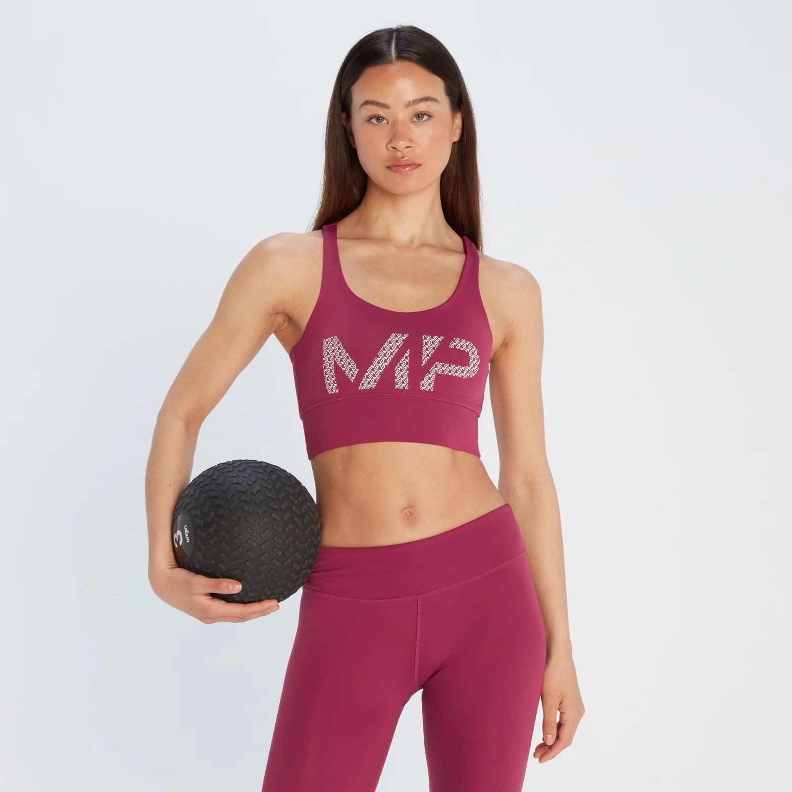 MP Women's Essentials grudnjak za trening s printom - šljiva - XXS Slika 1