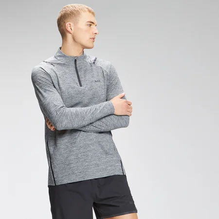 MP Men's Velocity 1/4 Zip top - ugljeni lapor