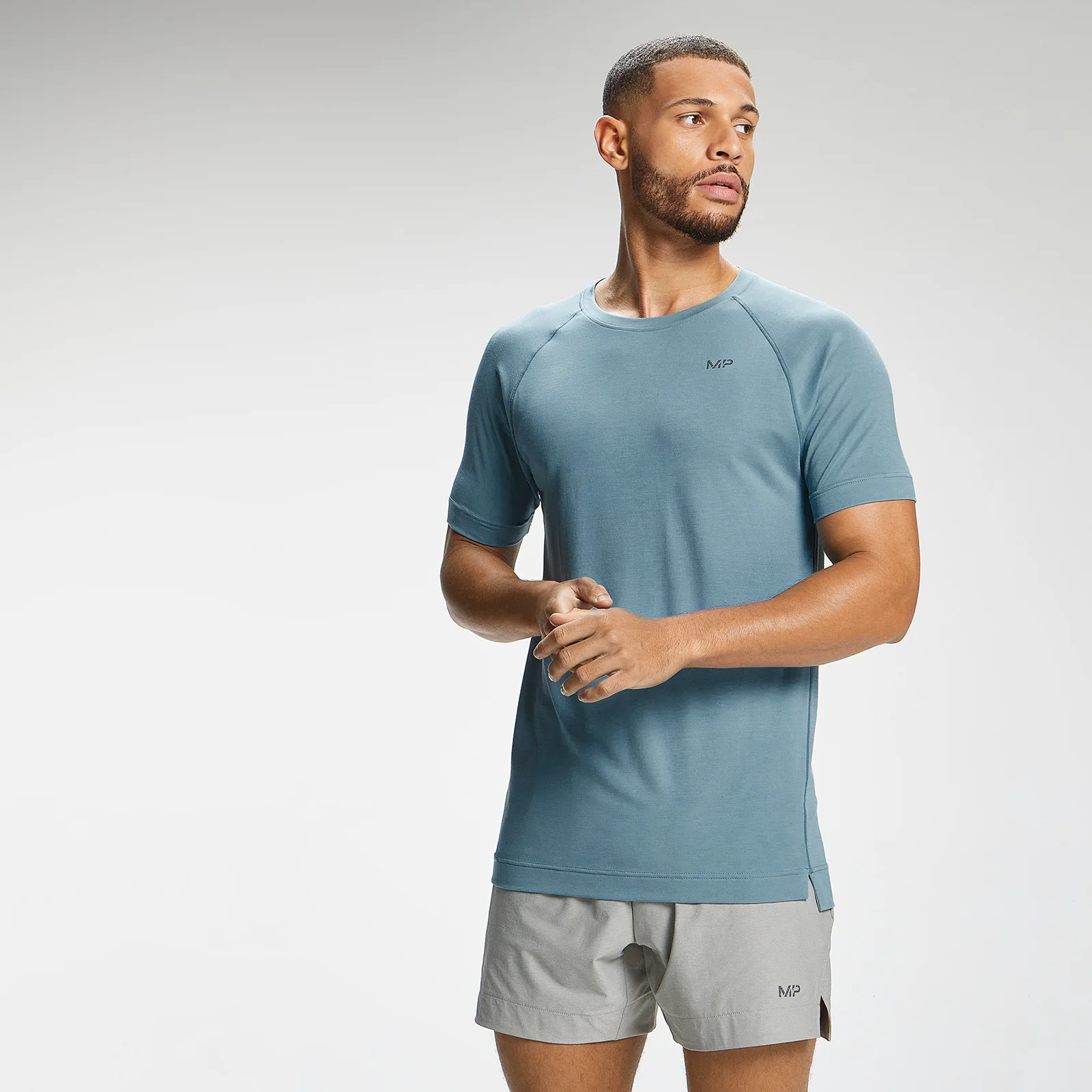 MP Men's Composure Short Sleeve T-Shirt - Storm Blue - XXS Slika 1