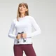 MP ženska Power majica ultra dugih rukava - White/Cloud