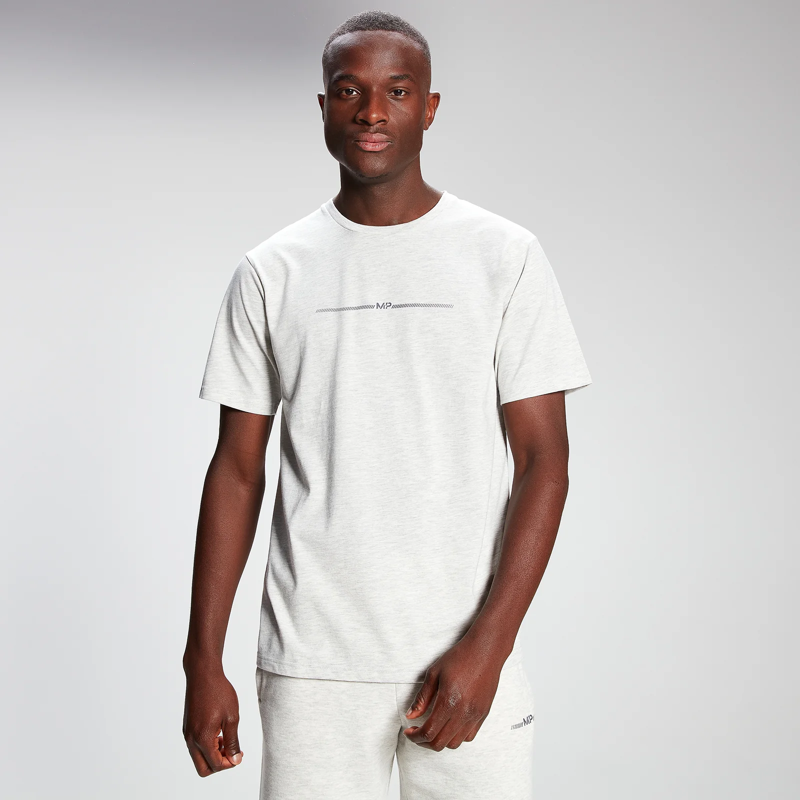 MP Men's Mini Mark Graphic Short Sleeve T-Shirt - Light Grey Marl - XXS Slika 1