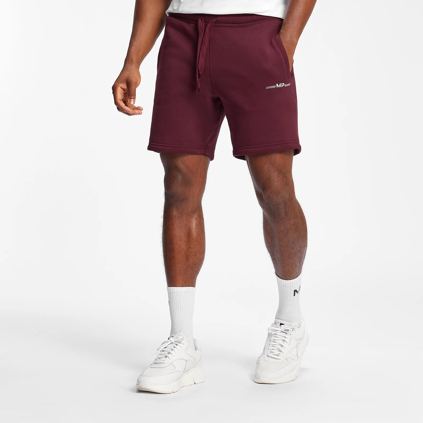 MP Men's Mini Mark Graphic Shorts - Merlot - XXS Slika 1