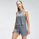 MP Ženski repeat Mark Graphic Training Crop prsluk - Carbon