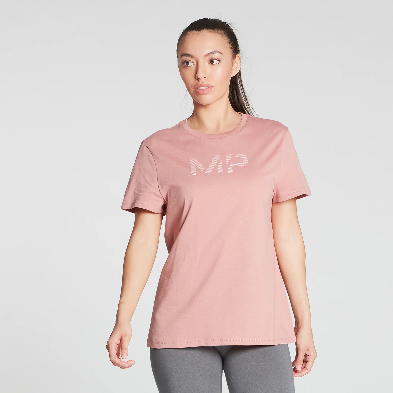 MP Women's Gradient Line Graphic T-Shirt - Washed Pink - XXS Slika 1