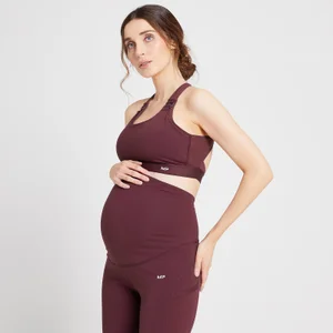 MP ženski Power sportski grudnjak za trudnice i dojilje - trula višnja - Size XS