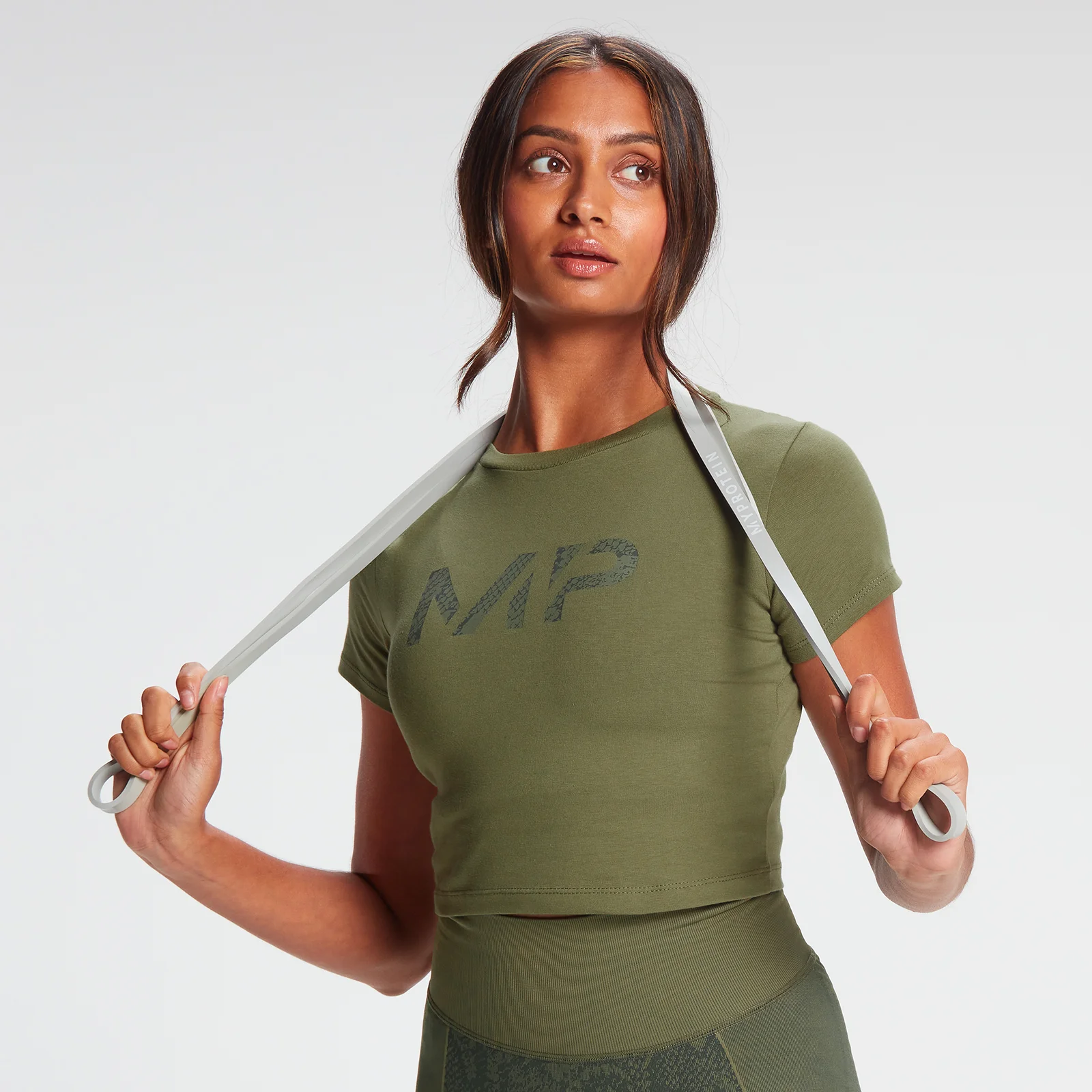 MP Snake Crop Top- Green - XS Slika 1