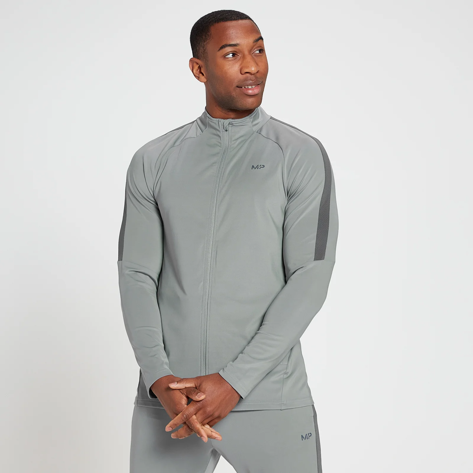 MP muška Tempo trenerka gornji dio - siva boja - XXS Slika 1