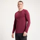 MP muški Tempo Ultra top dugih rukava bez šavova - merlot boja