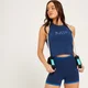MP ženska Adapt Racerback Crop majica bez rukava - tamno plava