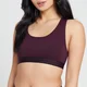 MP ženski Essentials Bralette - boja grožđa