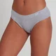 MP ženske pamučne bikini gaćice - siva boja lapora