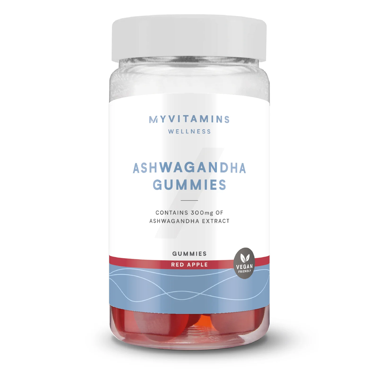 Gumene bombone sa ašvagandom (60 gumenih bombona) - 60gummies - Red Apple (Extra Strength) Slika 1