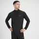 MP muška Velocity majica sa 1/4 patent zatvaračem - crna boja