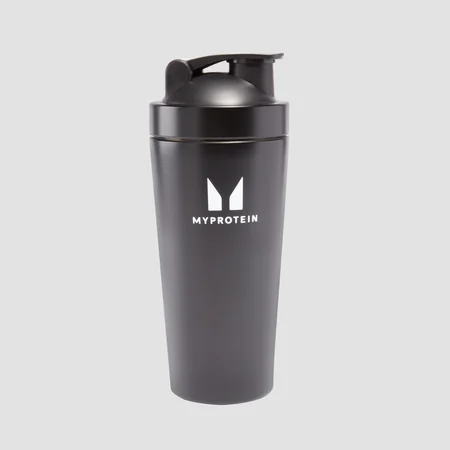 Myprotein metalni šejker od recikliranog metala - crna boja