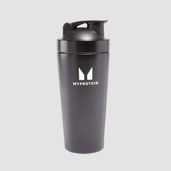 Myprotein metalni šejker od recikliranog metala - crna boja
