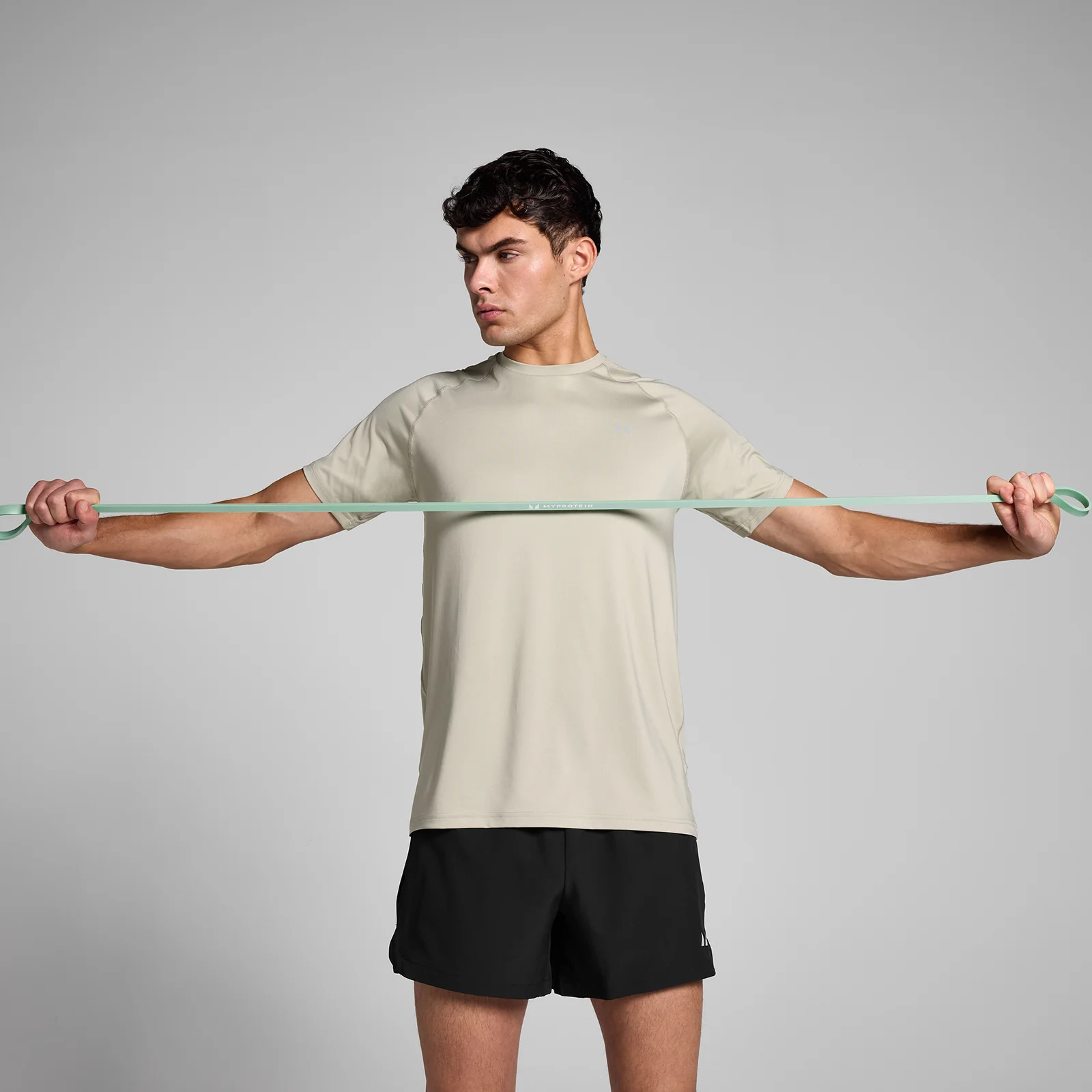 Myprotein traka za otpor - pojedinačna traka (2-16 kg) - prirodna kremasta boja Slika 1