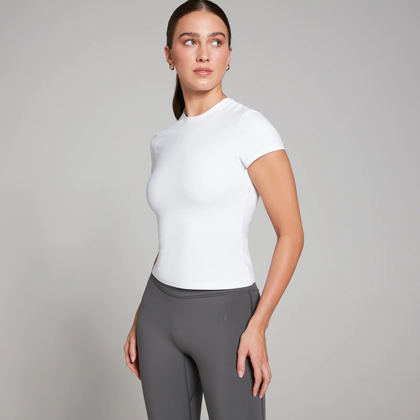 MP ženska Tempo Body Fit majica kratkih rukava - bijela - XXS Slika 1