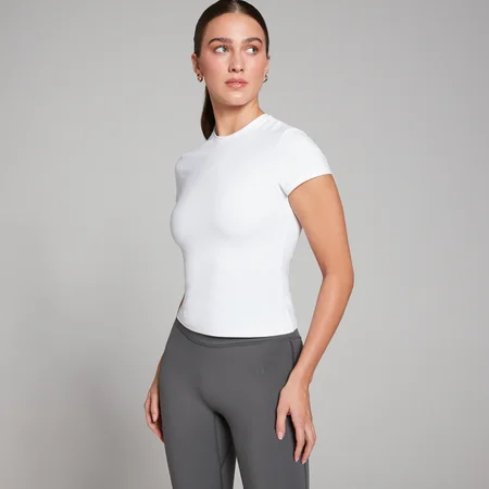 MP ženska Tempo Body Fit majica kratkih rukava - bijela