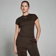 MP ženska Basic Body Fit majica kratkih rukava - boja kafe