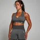 MP ženski Two Toned bešavni sportski grudnjak - crni